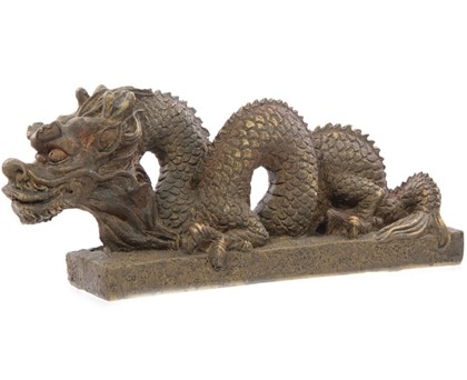 Gartenornament Chinesischer Drache Gartenfigur Garten Figur Drachen