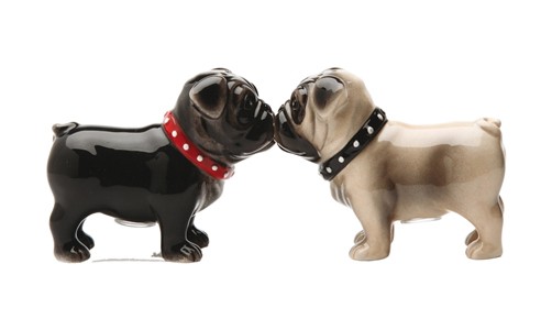 Salz und Pfefferstreuer Mops Möpse pugs Salzstreuer Salz Pfeffer Set