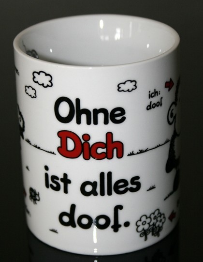 Sheepworld Namenstasse Ohne Dich ist alles doof ...