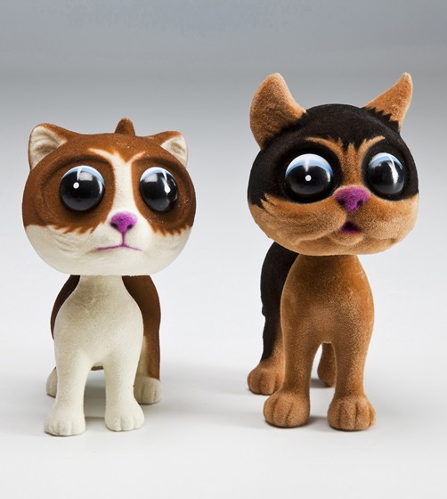 Wackelfigur Katze große Augen Wackelkopffigur Autodeko Wackeldackel Wackelkatze eBay