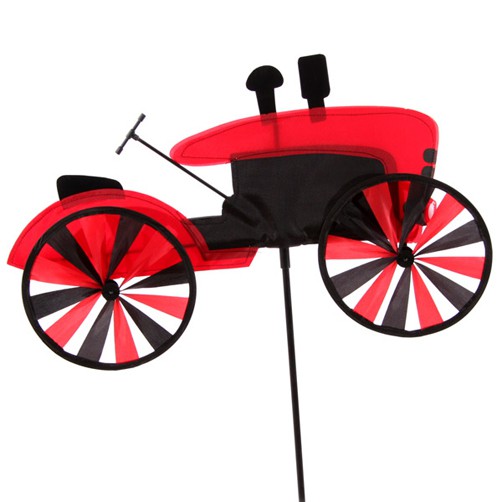 Traktor Windspinner Garten-Deko - Metall Windmühle 68 Cm